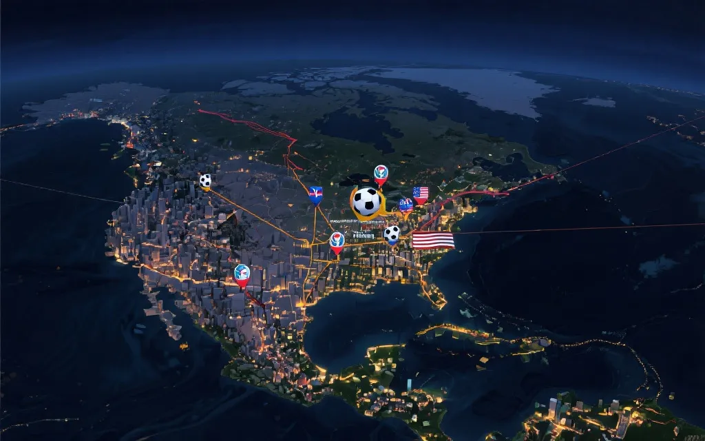 2026世界杯比赛北美分析：从美加墨合办到48队新赛制，一次看懂赛程节奏与观赛地图